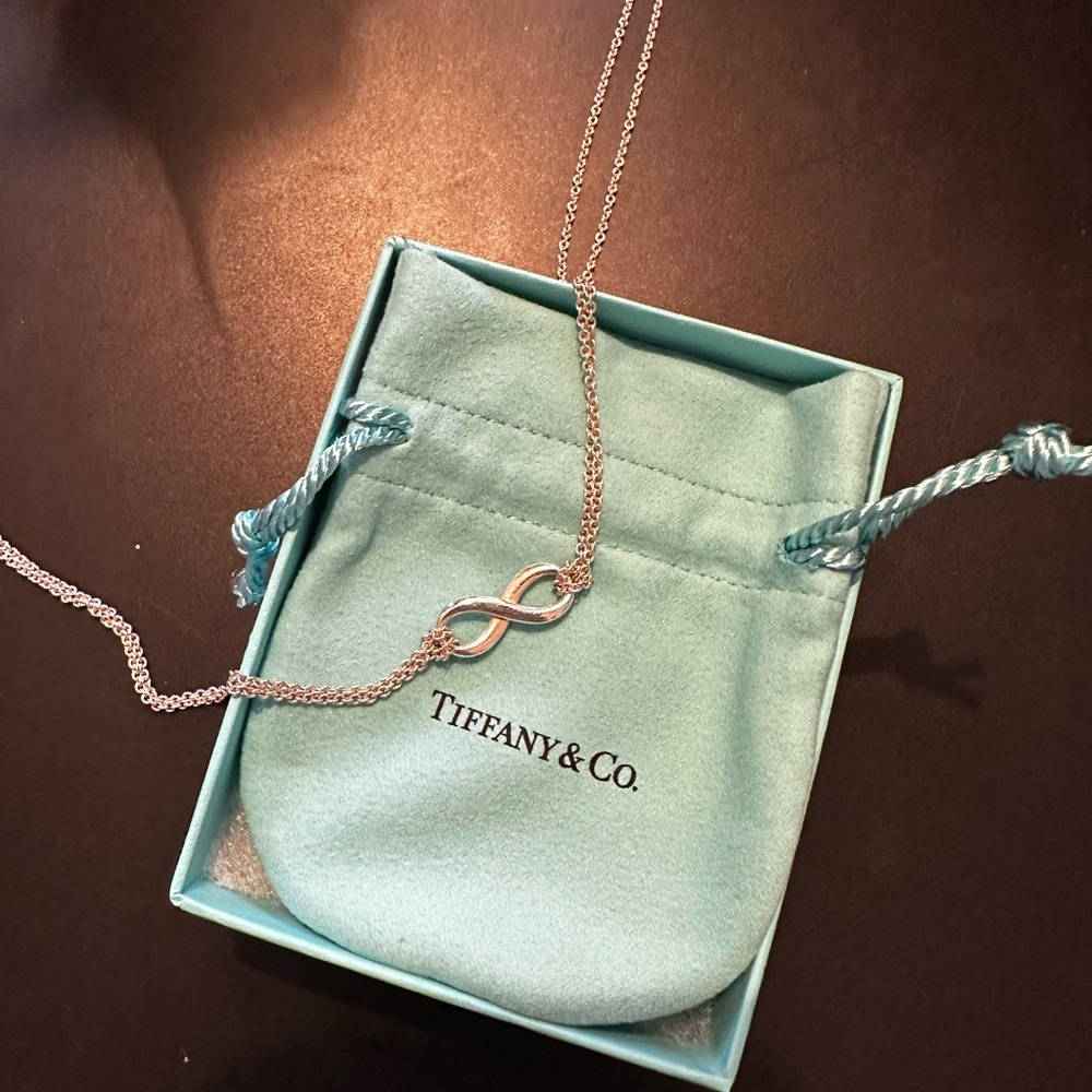 Tiffany & Co. Silver Infinity Pendant Necklace